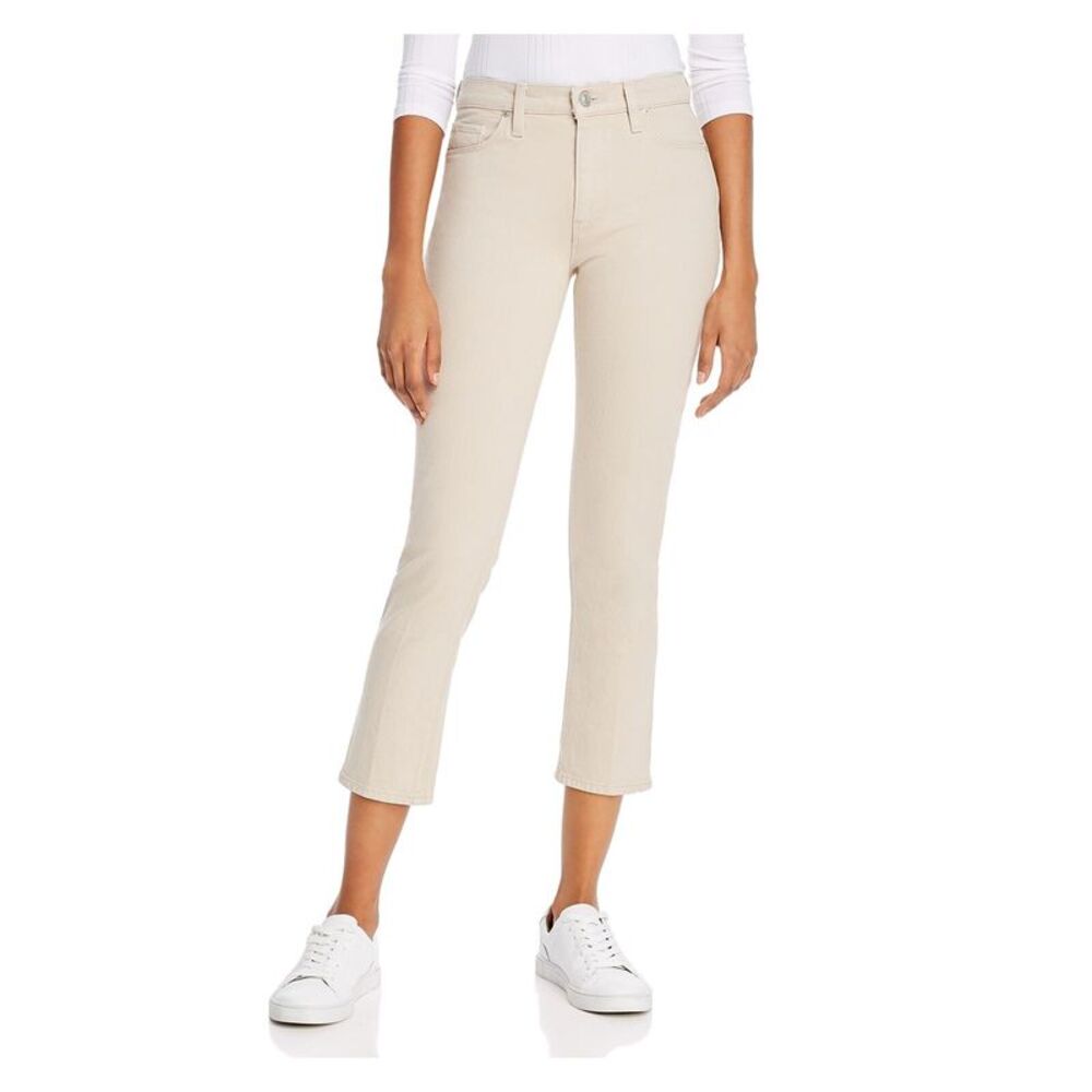 HUDSON Womens Beige Capri Jeans 30